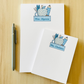 Blue Floral Teacher Notepad