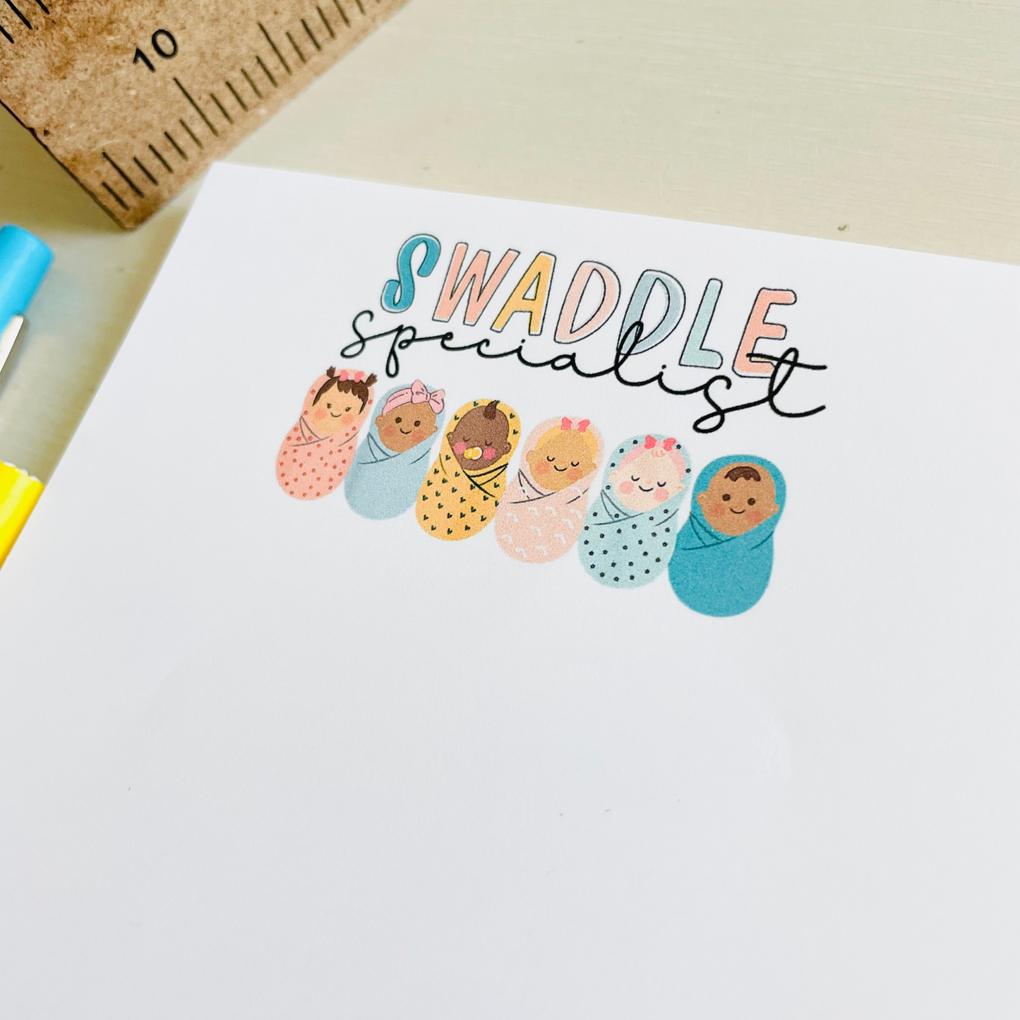 Swaddle Specialist Notepad
