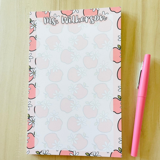 Apple Daisy Notepad