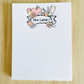 Pastel Teacher Supply Header Notepad