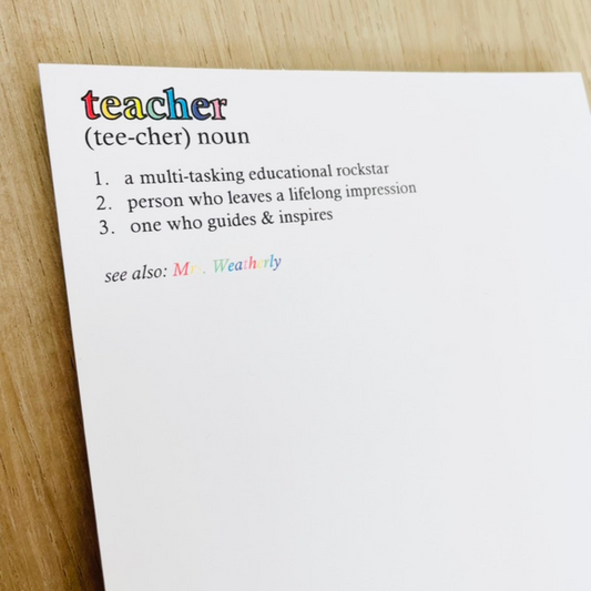 Define Teacher Notepad