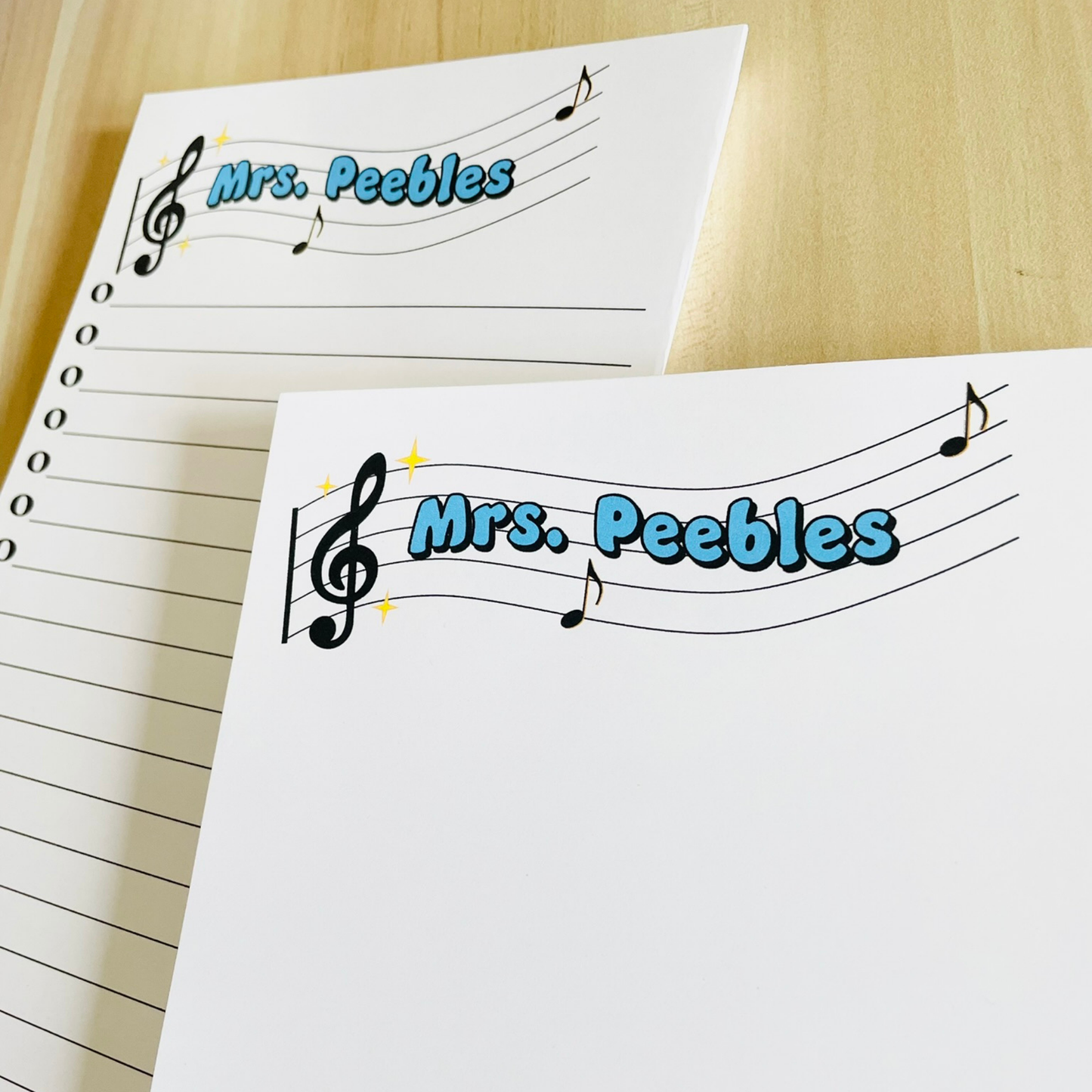 Music Teacher Note Notepad