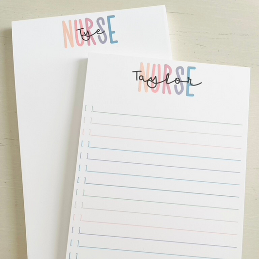 Nurse Customized Notepad