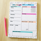 Retro Smiley Teacher Weekly Planner
