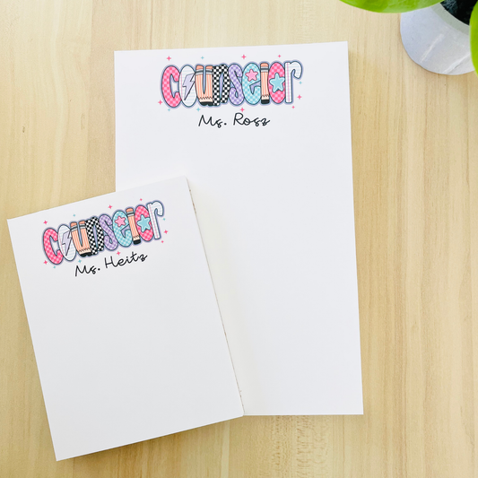 Colorful Counselor Notepad