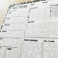 Composition Style Weekly Planner