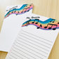 Colorful Music Teacher Notepad