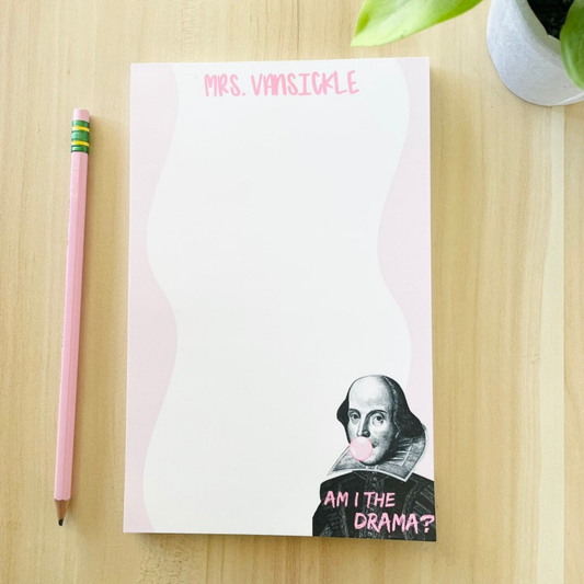 Am I the Drama? Personalized Shakespeare Notepad