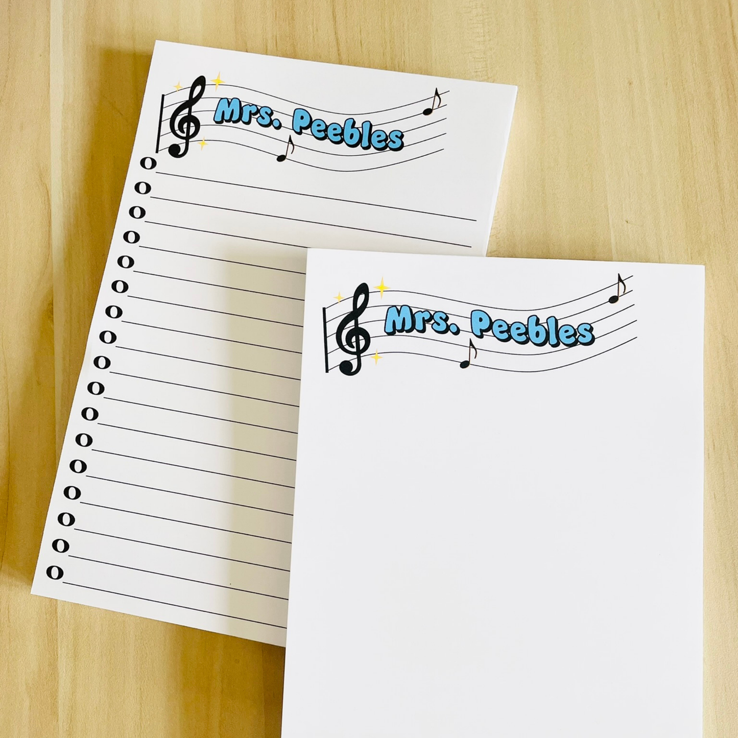 Music Teacher Note Notepad