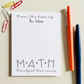 Math Teacher Gift