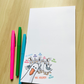 Funny Seagull Teacher Notepad