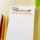 Personalized Pencil Themed Notepad