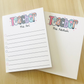 Funky Teacher Notepad