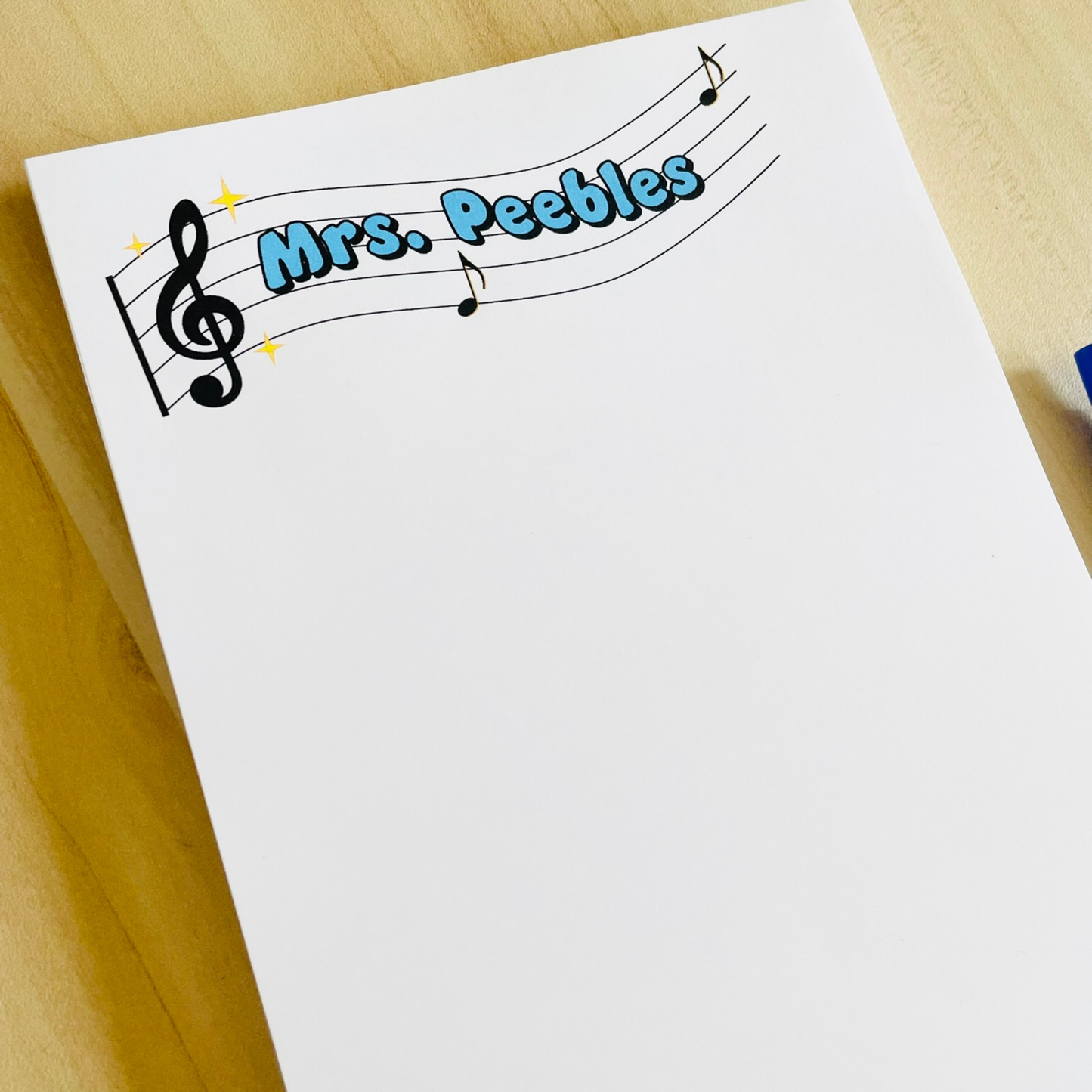 Music Teacher Note Notepad