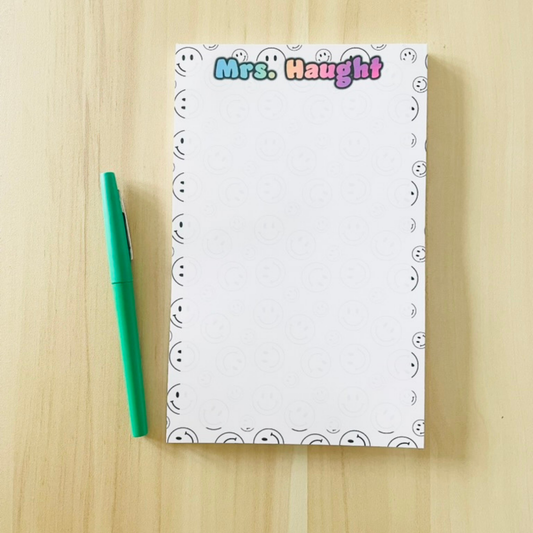 Retro Smile Notepad