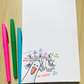 Funny Seagull Teacher Notepad