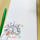 Funny Seagull Teacher Notepad