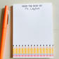 Pencil Teacher Notepad