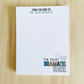 Dramatic Drama Teacher Notepad