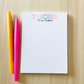 Colorful TEACHER Notepad