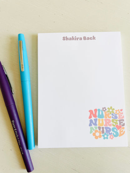Nurse Customized Notepad