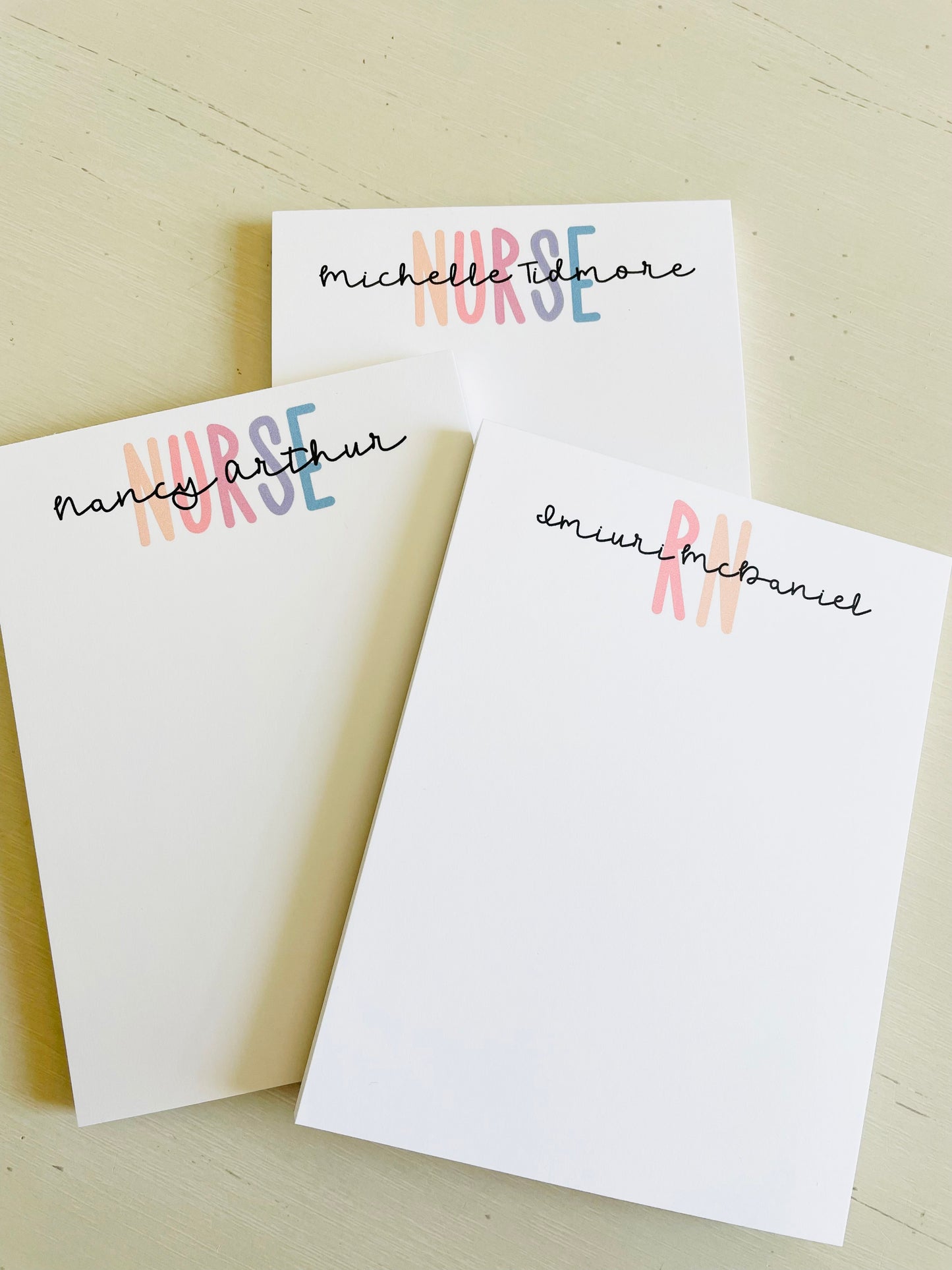 Nurse Customized Notepad