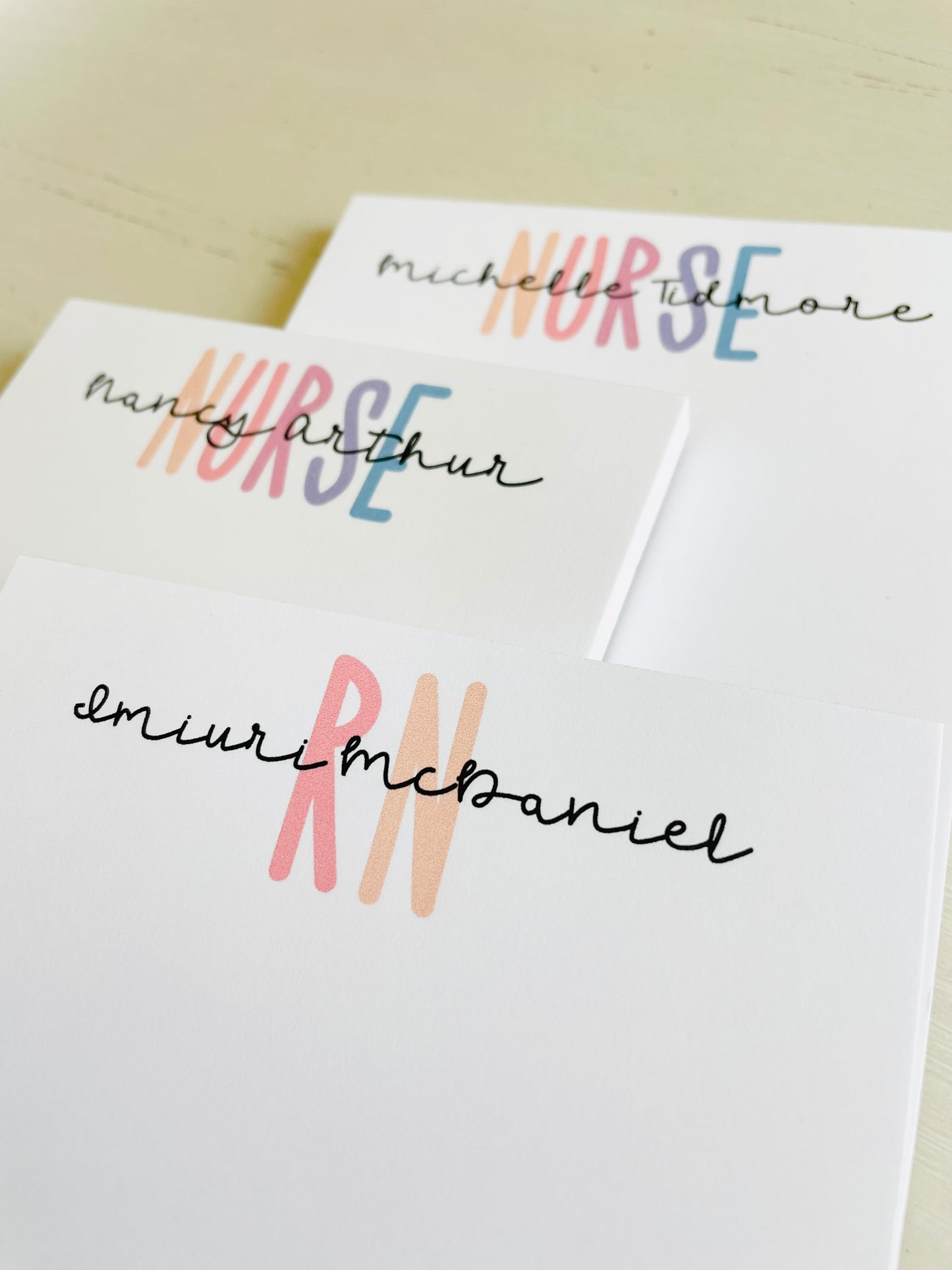 Nurse Customized Notepad