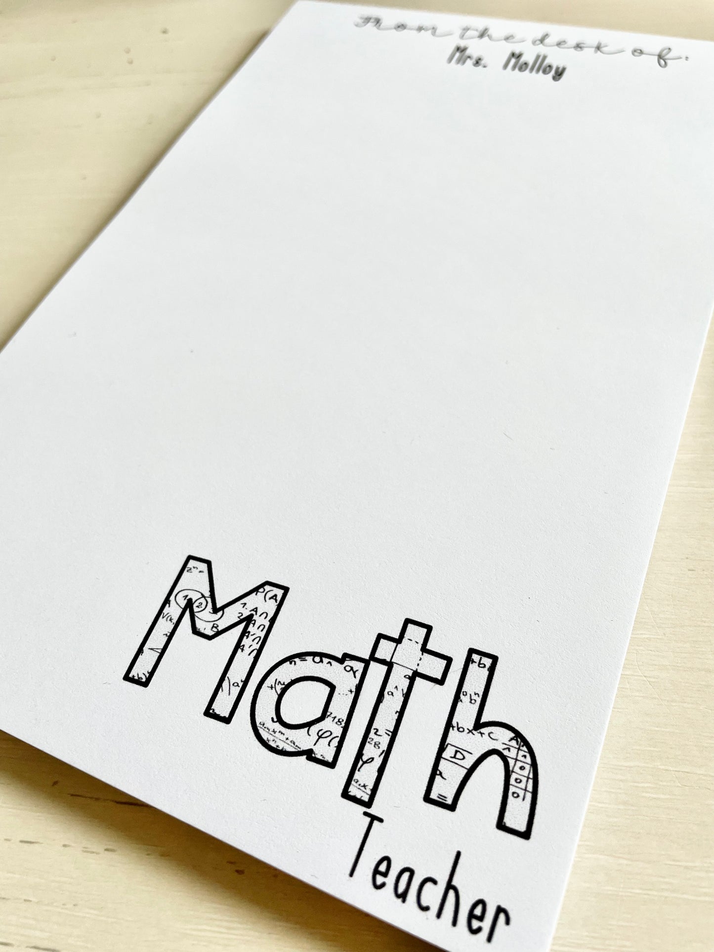 Math Teacher Gift