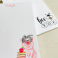 Cute Teacher Pig Notepad