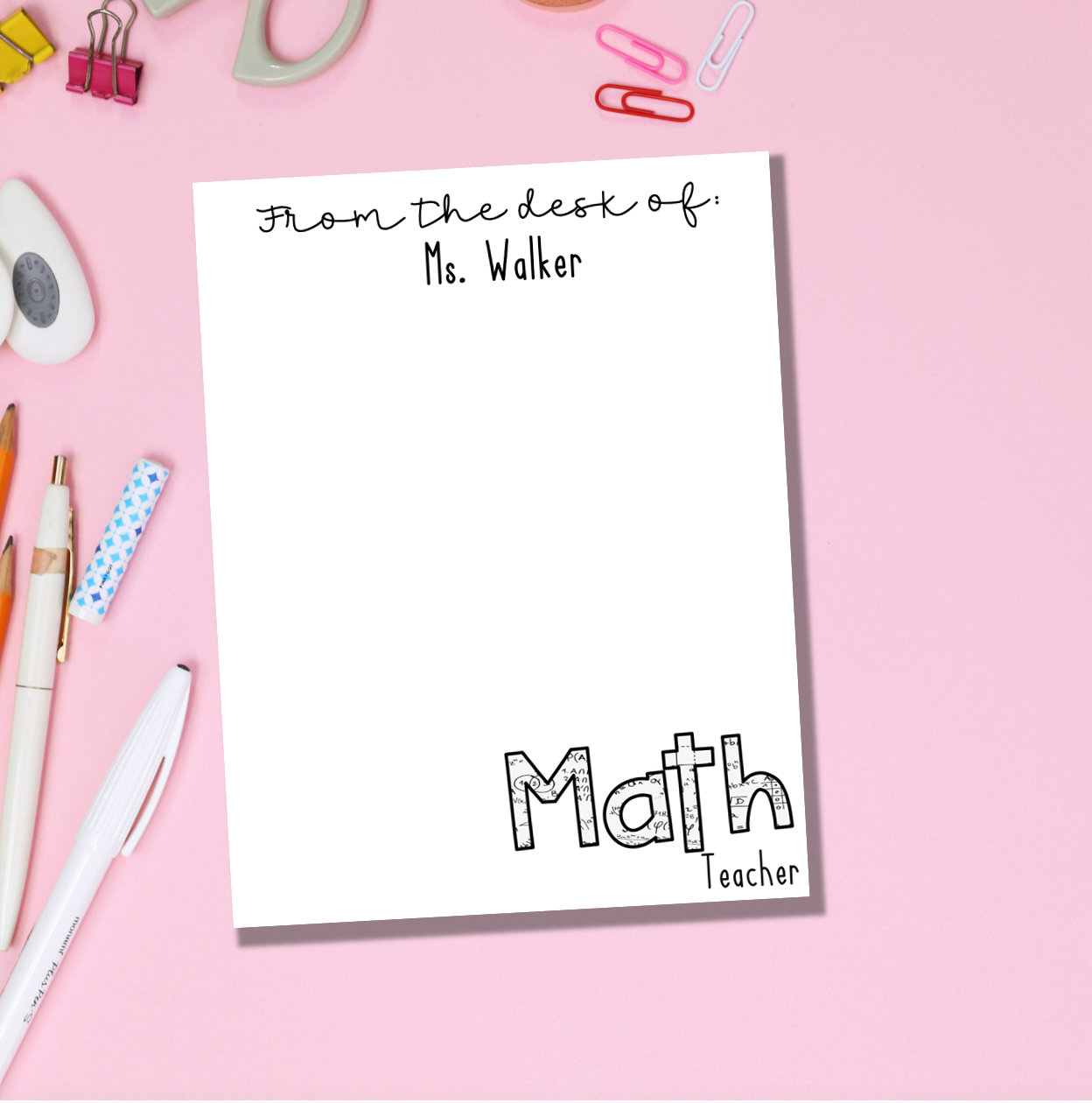 Math Teacher Gift