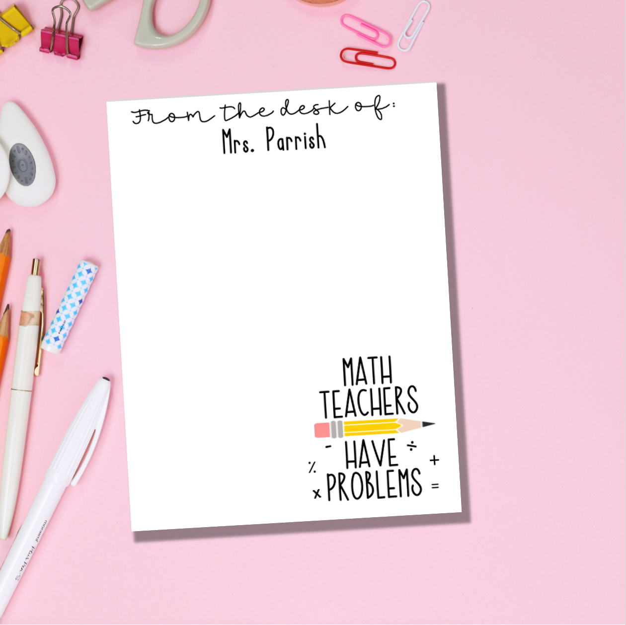 Math Teacher Gift