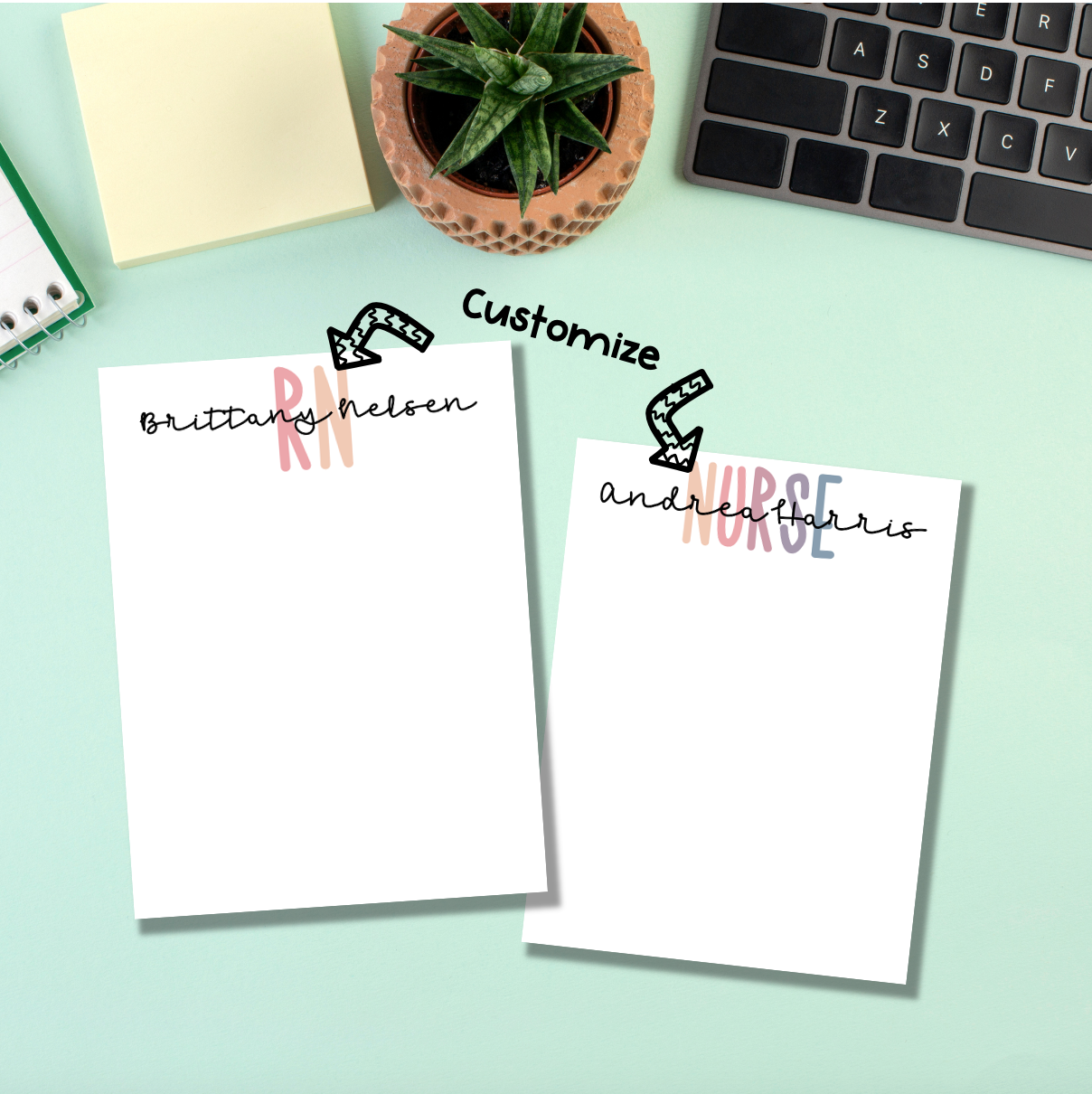 Nurse Customized Notepad