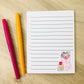 Cute Teacher Pig Notepad