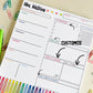 Rainbow Pen Weekly Teacher Planner